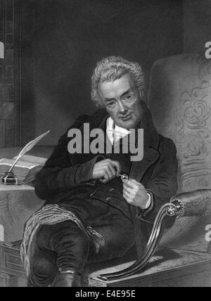 William Wilberforce, 1759-1833, ein englischer Politiker, Philanthrop und ein Führer der Bewegung, den Sklavenhandel abzuschaffen Stockfoto