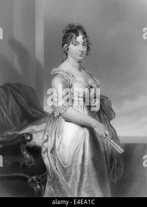 Dolley Payne Todd Madison, 1768-1849, die Ehefrau von James Madison, Präsident der Vereinigten Staaten, Stockfoto