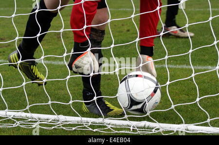 Schottische Sun Tiefland Football League Gretna 2008 0 Spartaner 3 Raydale Park Samstag, 21. September 2013 Stockfoto