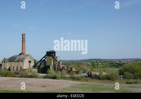 Pleasley Grube Stockfoto