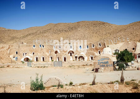 Musee Diar Amor, ein Museum in einer Kleinstadt Matmata in Matmata, Tunesien Stockfoto