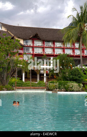 Meridien Hotel auf der Insel Tahiti, Französisch-Polynesien. Stockfoto