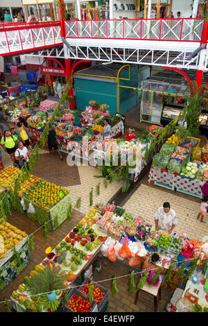 Der Markt von Papeete auf der Insel Tahiti, Französisch-Polynesien. Stockfoto