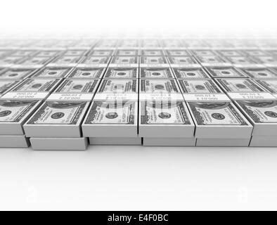 Geld us-Dollar Hintergrund Stockfoto