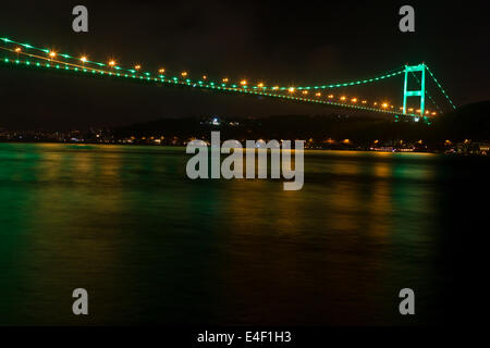 Fatih Sultan Mehmet-Brücke, Istanbul, Türkei Stockfoto