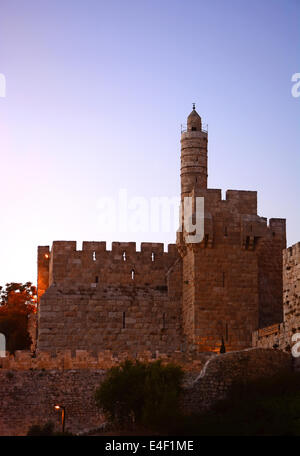 David Zitadelle, Jerusalem, Israel Stockfoto