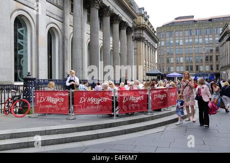 Di Maggio Gastgarten in Glasgow City Centre, Royal Exchange Square, Glasgow, Schottland Stockfoto