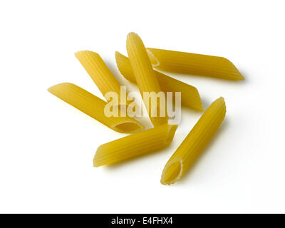 Nudeln, Penne rigate Stockfoto