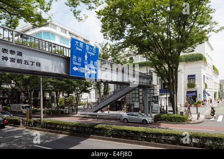 Omotesando Hills shopping-Komplex. Omotesando, Harajuku, Tokio Stockfoto