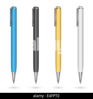 Farbige Stifte Stockfoto