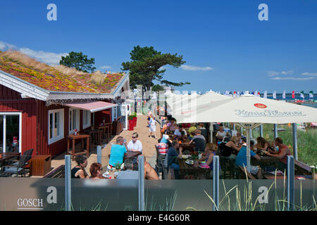 Café in Scharbeutz, Badeort an der Ostsee, Ostholstein, Schleswig-Holstein, Deutschland Stockfoto