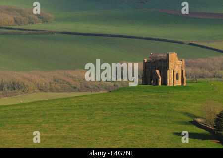 Ein Blick auf die St. Catherine Kapelle Abbotsbury Dorset UK Stockfoto