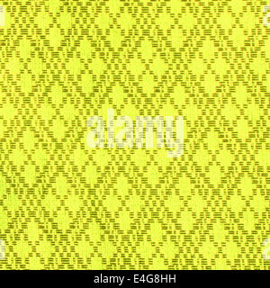 gelbe Thai Stoff prasseln Stockfoto