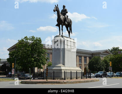 7. Juli 2014 - Richmond, VIRGINIA, USA - 20140707 - Thomas "Stonewall" Jackson Denkmal auf Denkmal-Allee in Richmond, Virginia. (Kredit-Bild: © Chuck Myers/ZUMA Draht) Stockfoto