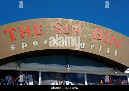 Die Sin Bin Sportgrill in Vancouver, BC, Kanada Stockfoto