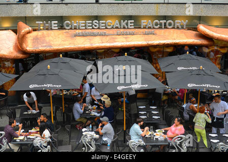 Die Cheesecake Factory, der Michigan Avenue, "tollem Mile', Chicago Stockfoto