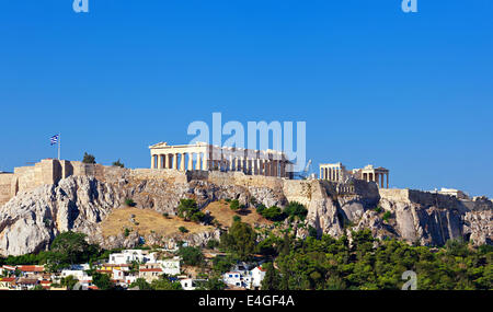 Parthenon-Tempels auf der Athener Akropolis, Athen, Griechenland. Stockfoto