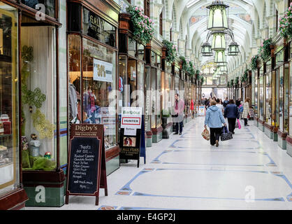 Die Royal Arcade in Norwich. Stockfoto