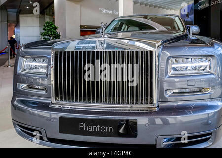 Kühlerfigur Emily auf einen Rolls-Royce Phantom Stockfoto