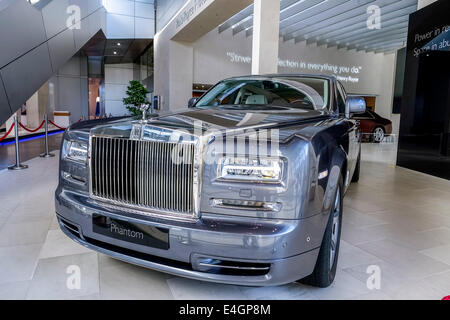 Rolls Royce Phantom in der BMW Welt in München, Bayern, Deutschland, Europa Stockfoto
