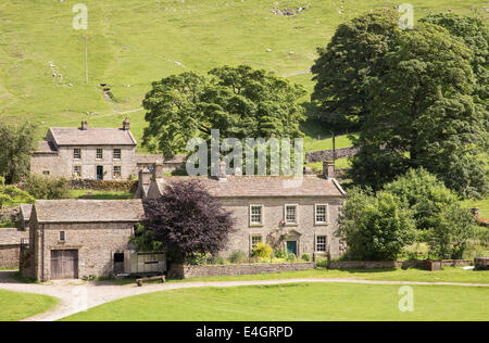 Der kleine Weiler Yockenthwaite, Wharfdale in Yorkshire Dales National Park, North Yorkshire, England, Großbritannien Stockfoto