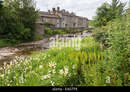 Das kleine Dorf Gayle in der Nähe von Hawes, Yorkshire Dales National Park, North Yorkshire, England, UK Stockfoto