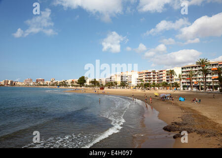 Schöner Strand in Puerto de Mazarron. Provinz Murcia, Spanien Stockfoto