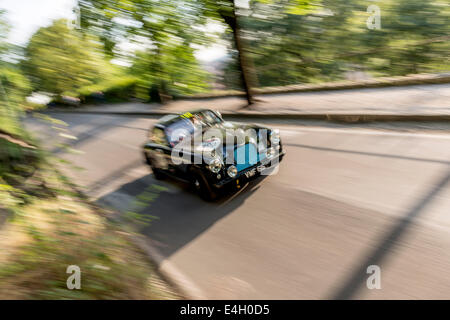 Aston Martin DB2 von 1950 an Mille Miglia - Oldtimer-Rennen, Brescia, Italien 2014 Stockfoto