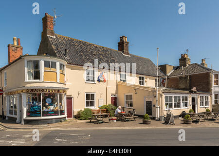 Der rote Löwe Wirtshaus, Southwold, Suffolk. Stockfoto