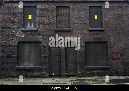 Eine Fläche von Toxteth in Liverpool 8 bekannt als The Welsh Straßen durch die Straßen nach Städte in Wales benannt. Stockfoto