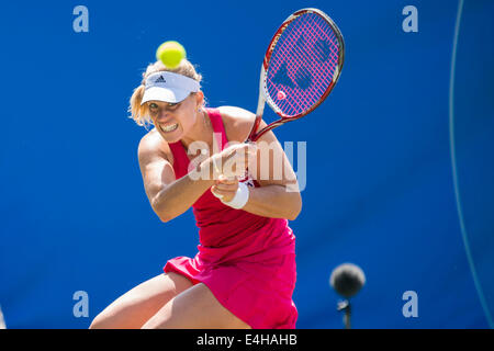 Angelique Kerber - AEGON International 2014 - Eastbourne - England, Angelique Kerber Deutschlands in Aktion Stockfoto