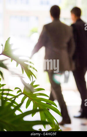 Zwei Geschäftsleute Stockfoto