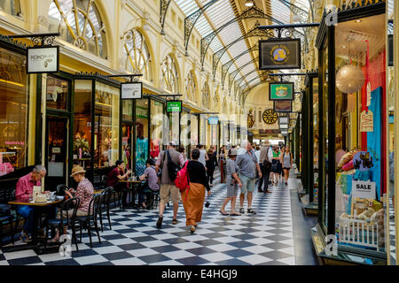 Der Royal Arcade Melbourne CBD Australia Stockfoto