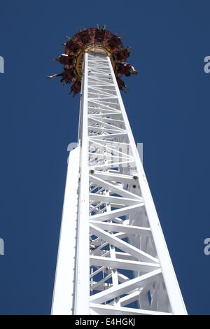 die beängstigend Haar Raiser ritten Sydneys Lunapark, Sydney, Australien Stockfoto