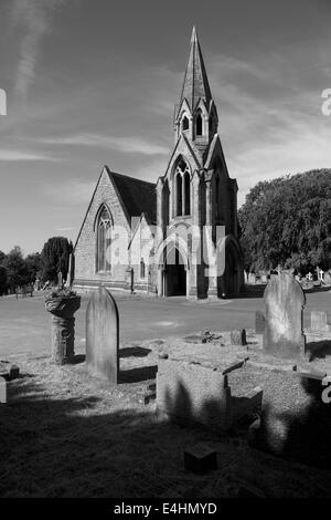 Milton Road Friedhof Kapelle, Weston-Super-Mare, England Stockfoto