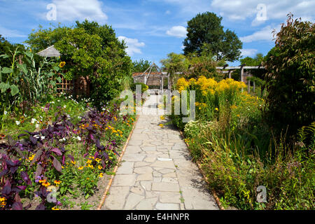 Die schöne Walled Garden in Brockwell Park, Brixton. Stockfoto