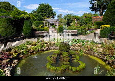 Die schöne Walled Garden in Brockwell Park, Brixton. Stockfoto