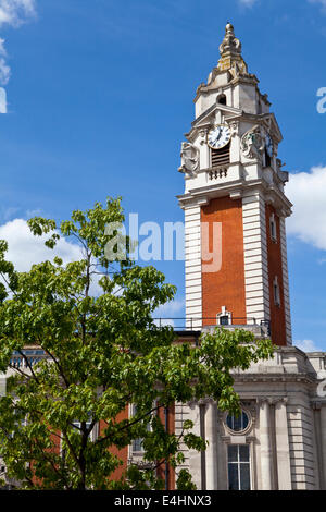 Das beeindruckende Lambeth-Rathaus in Brixton, London. Stockfoto