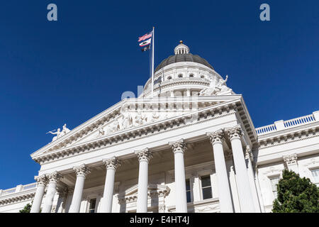 California State Capitol Gebäude in Sacramento. Stockfoto