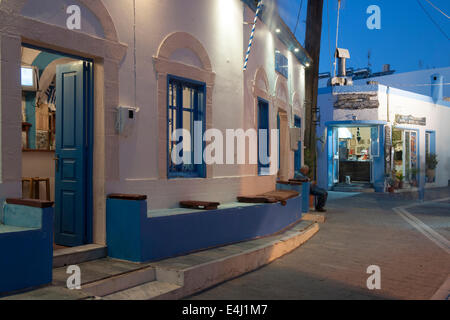 Griechenland, Rhodos, Gennadi, Antika Cafe Bar Und Taverne Stockfoto