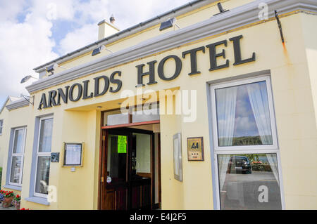 Arnolds Hotel, Dunfanaghy, County Donegal, Irland. Stockfoto