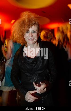 Berlin, Deutschland. 11. Juli 2014. Sängerin Lucy Diakovska bei der Michalsky Stylenite Party während der Berlin Fashion Week in Berlin, Deutschland, 11. Juli 2014. Foto: Britta Pedersen/Dpa/Alamy Live News Stockfoto