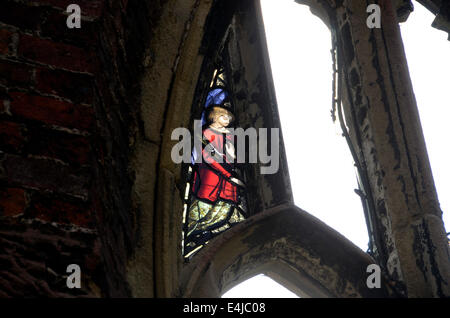 Kirche von St. Luke auch bekannt als die Bombed Kirche nach Schäden im zweiten Weltkrieg Bombardierung erlitten. Liverpool England Stockfoto