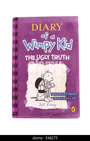 Das Kinderbuch Diary of a Wimpy Kid - The Ugly Truth von Jeff Kinney Stockfoto