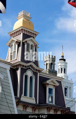 Türme von Gebäuden Provincetown, Cape Cod Stockfoto