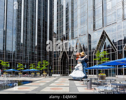 PPG-Platz in der Innenstadt von Pittsburgh, Pennsylvania, USA Stockfoto