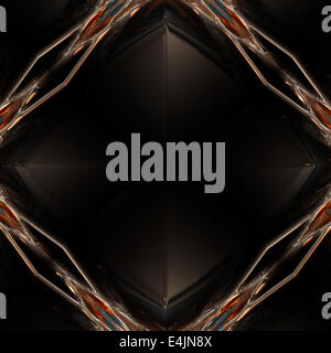 Wunderbar abstrakt dargestellt Glas Objekt Stockfoto