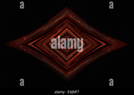 Wunderbar abstrakt dargestellt Glas Objekt Stockfoto