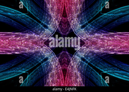 Wunderbar abstrakt dargestellt Glas Objekt Stockfoto