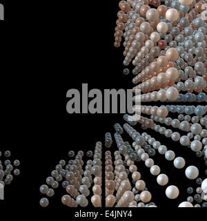 Wunderbar abstrakt dargestellt Glas Objekt Stockfoto